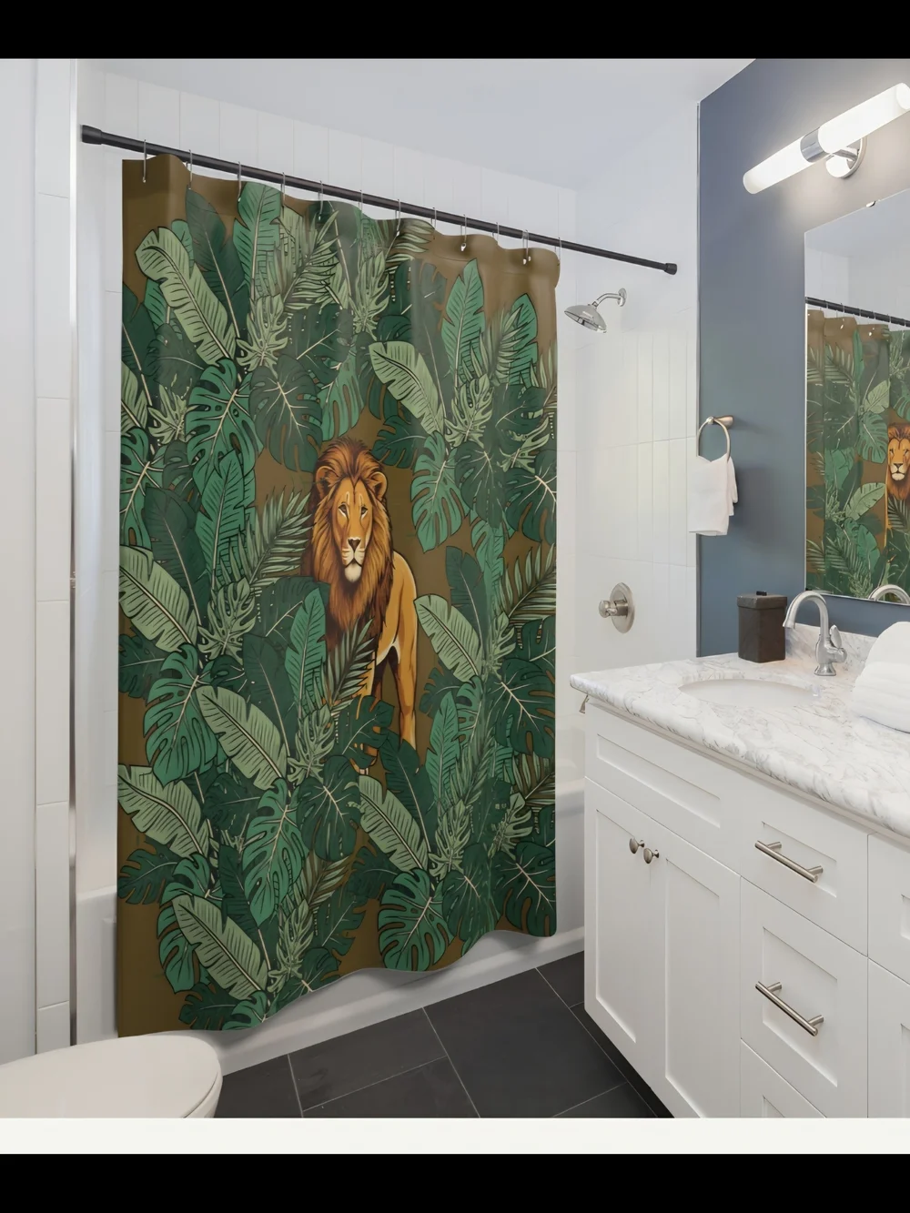NWT 100% Polyester Shower Curtain My Design Printed Upon Order, 2 Weeks To Recv